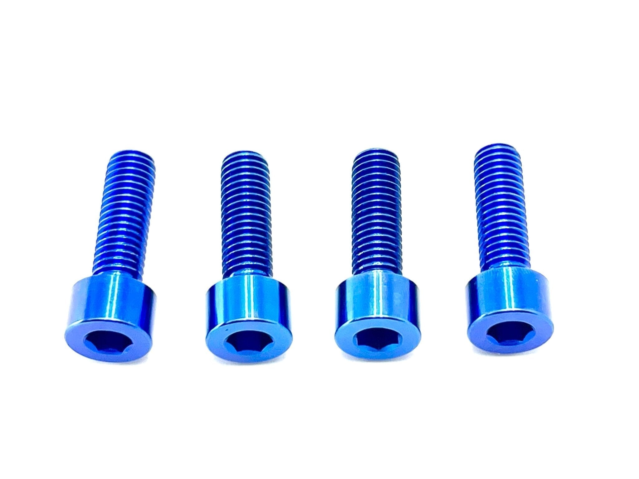 Titanium seat and subframe bolts for e-moto — detail view