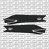 Cast vinyl swing arm decal for Surron Ultra Bee — close-up