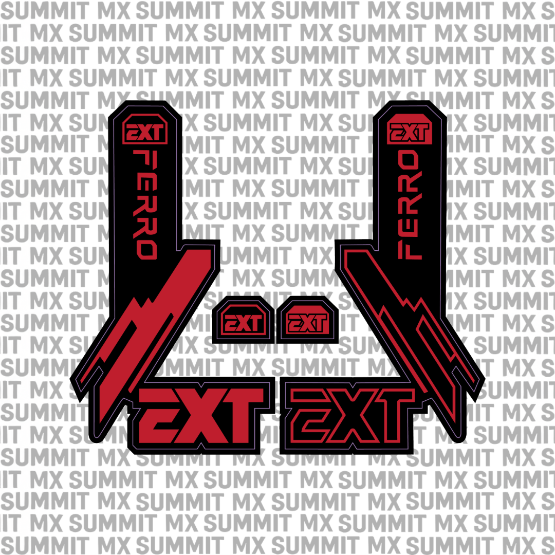 EXT Ferro fork tube decal — color option 4