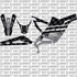 Summit MX pre-designed checkered graphics kit on a Sur-Ron Light Bee LBX