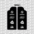 Sirris fork guard decal — style 2