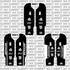 DNM fork guard decal for Sur-Ron Light Bee — detail