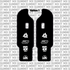 DNM fork guard decal for Sur-Ron Light Bee — side profile