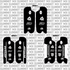Fastace ALX13RC fork guard decal for Sur-Ron Light Bee — detail