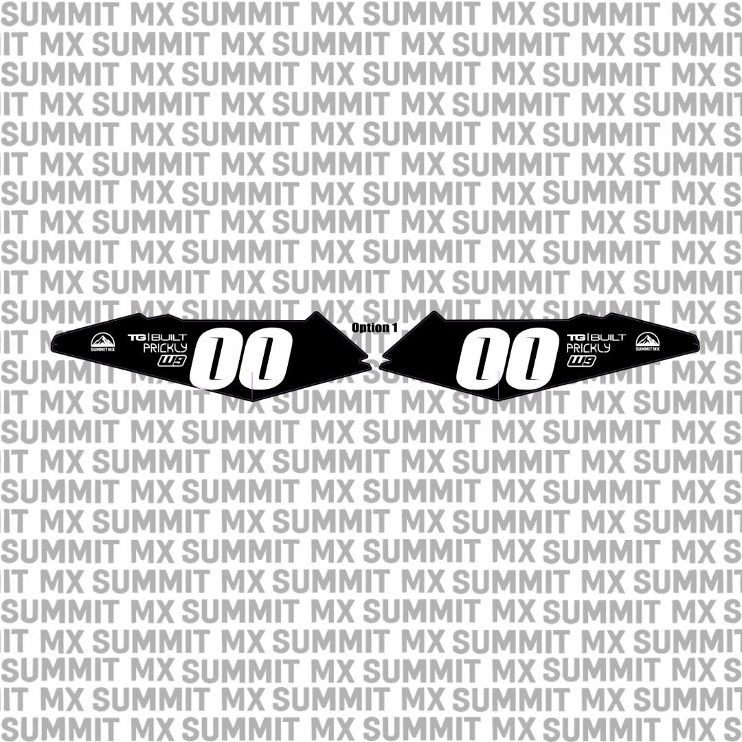 Pre-Designed Surron LBX/Eride Pro Side Fender Decals