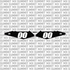 Pre-Designed Surron LBX/E-Ride Pro Side Fender Decals