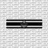 Sur-Ron Ultra Bee stock shock decal — side profile