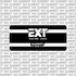 EXT Arma MX shock decal for Sur-Ron Ultra Bee — side profile