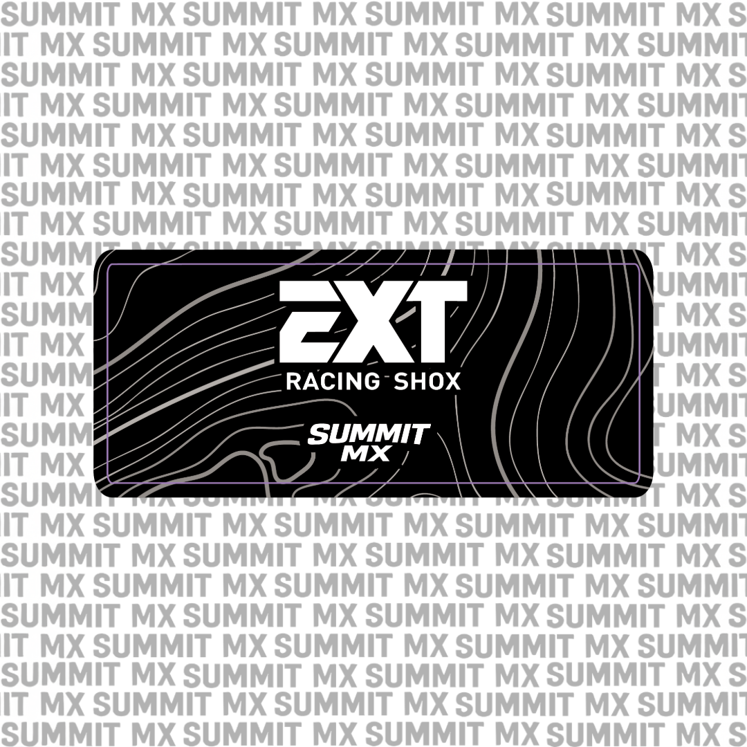 EXT Arma MX shock decal for Sur-Ron Ultra Bee — finish options