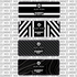 Sur-Ron LBX stock shock decal for Sur-Ron Light Bee — detail
