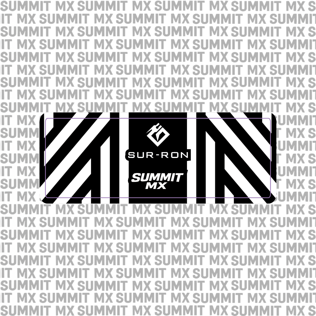 Sur-Ron LBX stock shock decal for Sur-Ron Light Bee — close-up