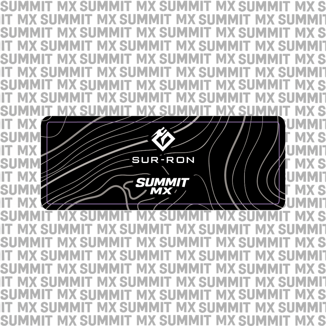 Sur-Ron LBX stock shock decal for Sur-Ron Light Bee — finish options