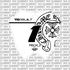 Chrome Hearts Number Plate Decal (Inverted)