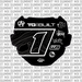 Switchback Number Plate Decal for ODI