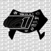 Switchback Number Plate Decal for Sur-Ron Ultra Bee