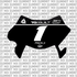 Ridgeline Number Plate Decal