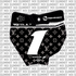 LouisVuitton Number Plate Decal