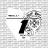 Chrome Hearts Number Plate Decal (Inverted)