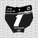 Vertex Number Plate Decal for RTR