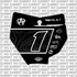 Switchback Number Plate Decal