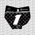 LouisVuitton Number Plate Decal
