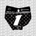 LouisVuitton Number Plate Decal for KTM 85