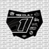 Switchback Number Plate Decal
