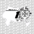 Chrome Hearts Number Plate Decal (Inverted)