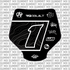 Switchback Number Plate Decal