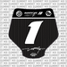 Vertex Number Plate Decal for KTM 85