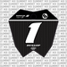 Vertex Number Plate Decal for KTM 65
