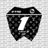LouisVuitton Number Plate Decal