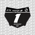 Vertex Number Plate Decal