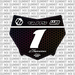 Hex Number Plate Decal for Motocutz