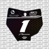 Hex Number Plate Decal