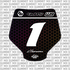 Hex Number Plate Decal