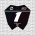 Hex Number Plate Decal