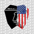 Stars & Stripes decal
