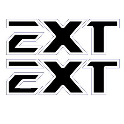 EXT Fork Tube Decal