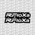 RFloXa fork tube decal for Sur-Ron Ultra Bee — detail