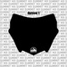 Modded Moto Co Customizable Number Plate Decal