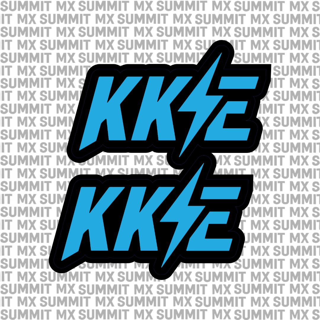 KKE fork tube decal — color option 6