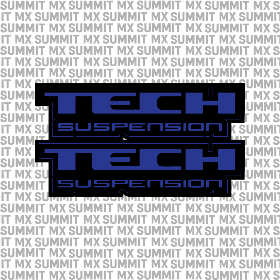 Tech fork tube decal — color option 7