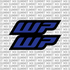 WP fork tube decal for Sur-Ron Ultra Bee — installed on the bike