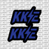 KKE fork tube decal — color option 7