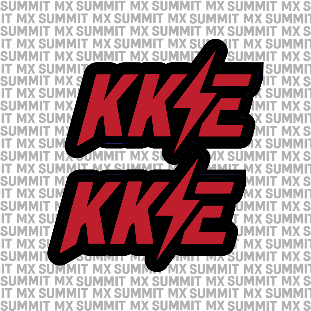 KKE fork tube decal — color option 5