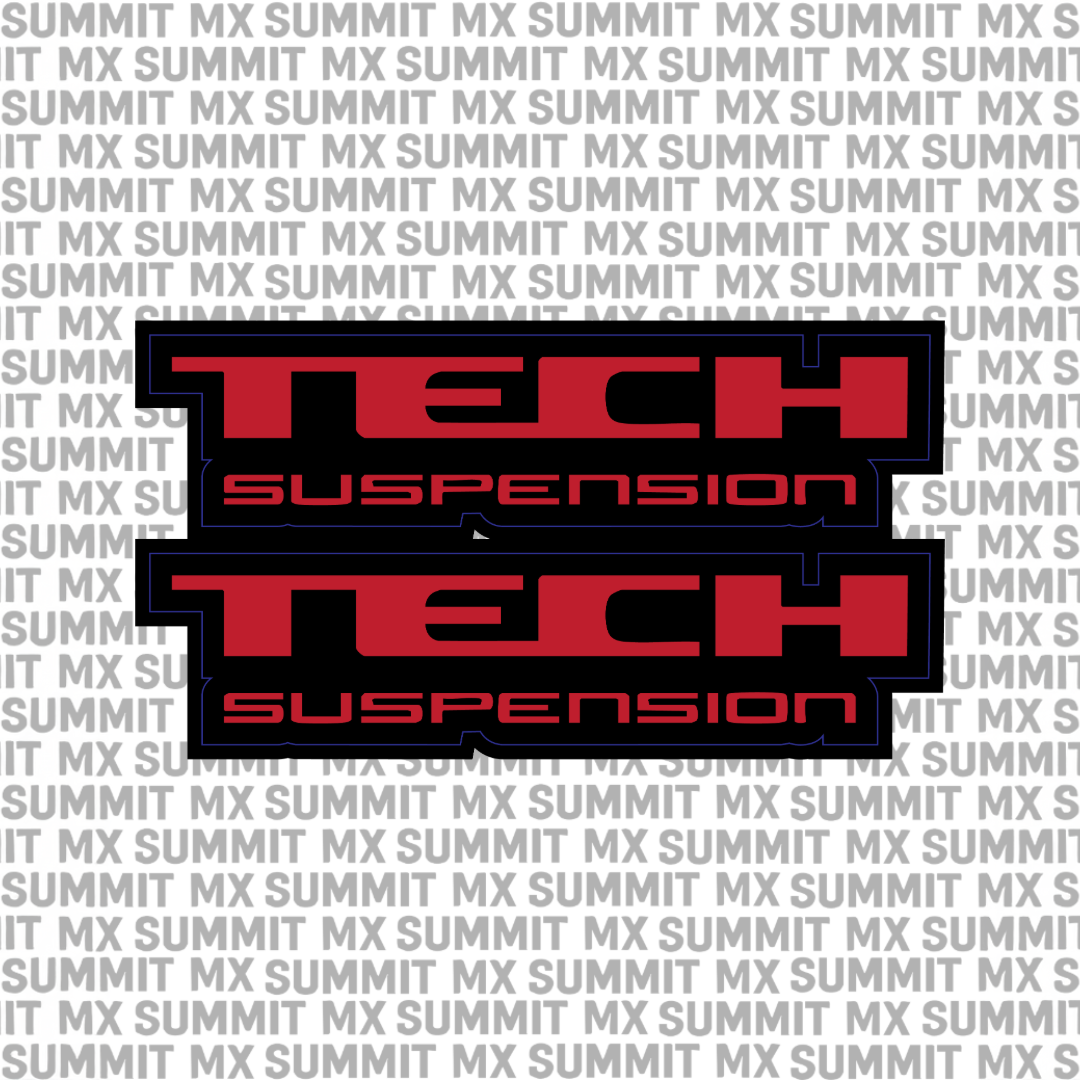 Tech fork tube decal — color option 6