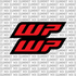 WP fork tube decal for Sur-Ron Ultra Bee — blue finish