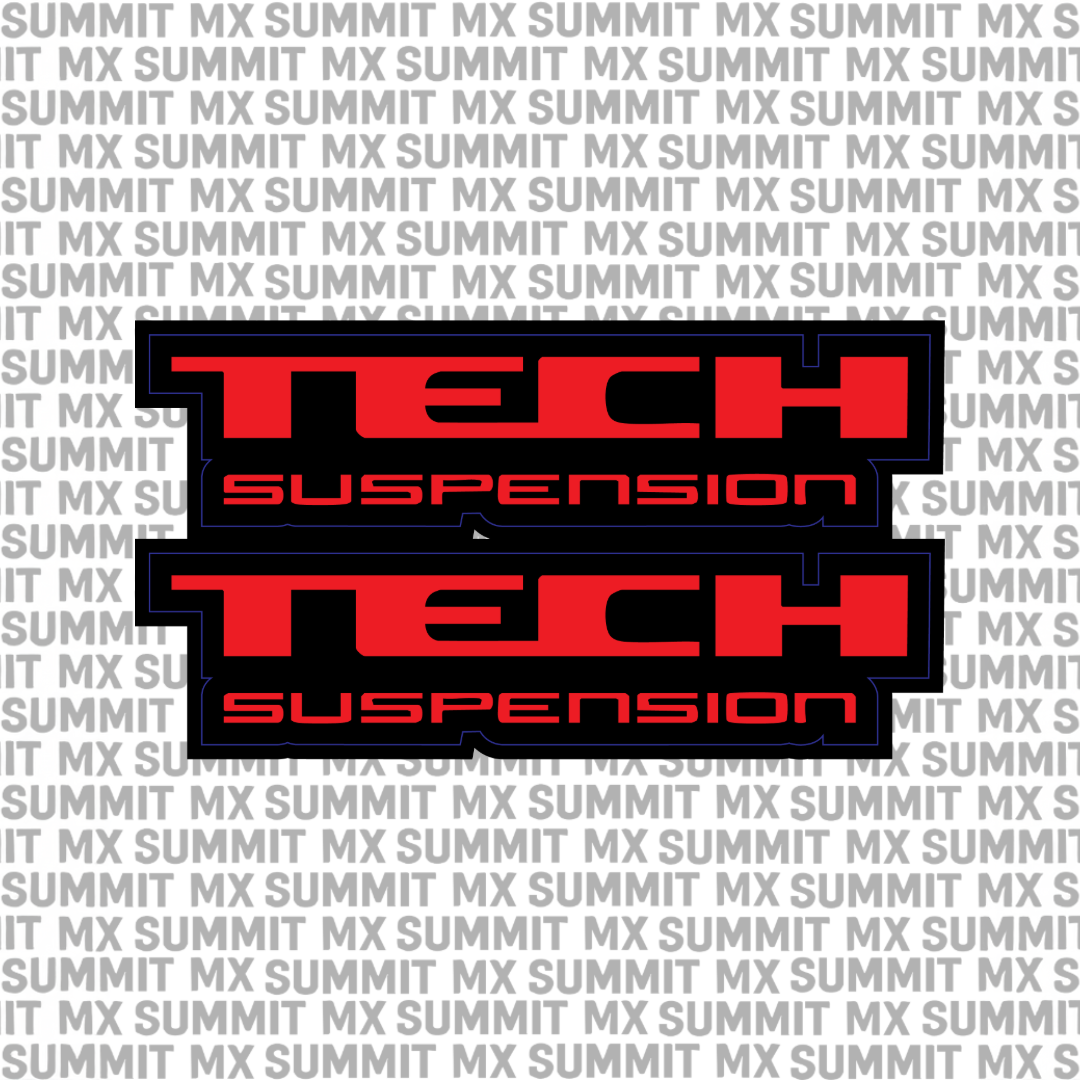 Tech fork tube decal — color option 5
