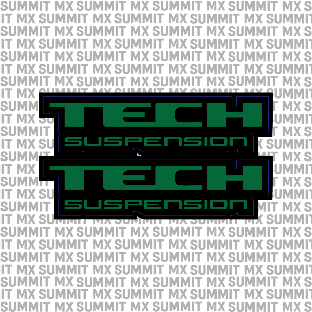 Tech fork tube decal — color option 4